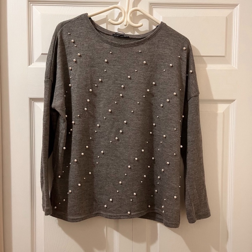 New Zara crewneck sweater size large